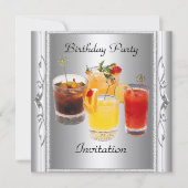 Birthday Party Invitation Kaart (Voorkant)