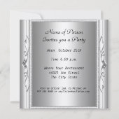 Birthday Party Invitation Kaart (Achterkant)