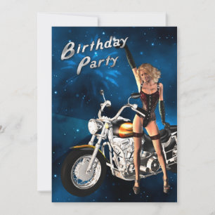 Birthday party Invitation Kaart