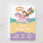 Birthday Party Invitation Kaart (Voorkant)