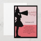 Birthday Party Invitation Kaart (Voorkant / Achterkant)