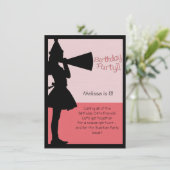 Birthday Party Invitation Kaart (Staand voorkant)
