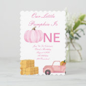 Birthday Party Invitation Kaart (Staand voorkant)