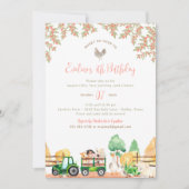 Birthday Party Invitation Kaart (Voorkant)