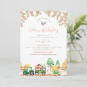 Birthday Party Invitation Kaart (Staand voorkant)