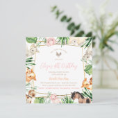 Birthday Party Invitation Kaart (Staand voorkant)