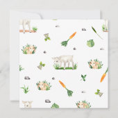 Birthday Party Invitation Kaart (Achterkant)