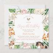 Birthday Party Invitation Kaart (Voorkant)