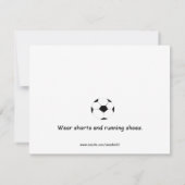 Birthday Party Invitation Soccer Theme Kaart (Achterkant)