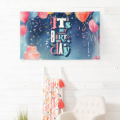 Birthday Party Invitation Spandoek (Insitu)