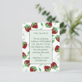 Birthday Party Invitation Uitnodiging Briefkaart (Staand voorkant)