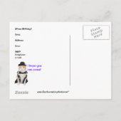Birthday Party Invitation Uitnodiging Briefkaart (Achterkant)