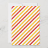 Birthday Party Invitation vuurvechtvrachtwagen Kaart (Achterkant)