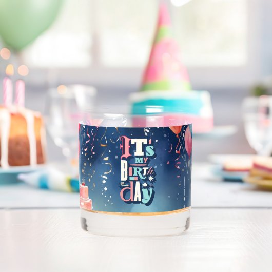 Birthday Party Invitation Whisky Glas (Insitu (Verjaardag))