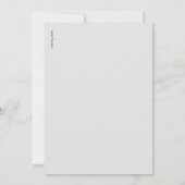 Birthday Party Invitation Women Waterverf Kaart (Achterkant)