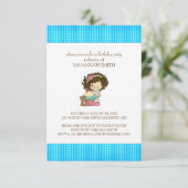 Birthday Party Invitations for a Girl Kaart (Staand voorkant)