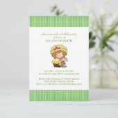Birthday Party Invitations for a Girl Kaart (Staand voorkant)