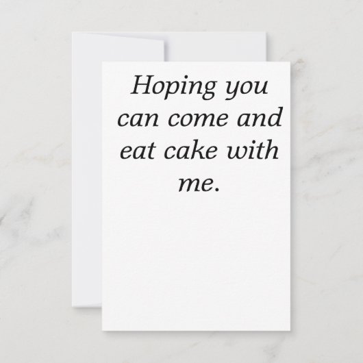 Birthday Party Invitations  foto Kaart (Achterkant)