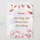 Birthday Party Invitations  Kaart (Achterkant)