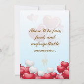 Birthday Party Invitations Kaart (Achterkant)