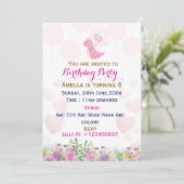 Birthday Party Invitations Kaart (Staand voorkant)