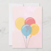 Birthday Party Invitations Kaart (Achterkant)