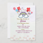 Birthday Party Invitations Kaart (Voorkant)