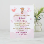 Birthday Party Invitations Kaart (Staand voorkant)