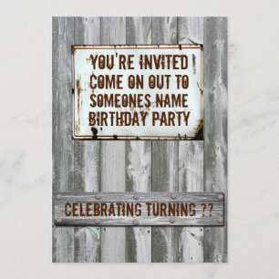Birthday Party Invitations Kaart