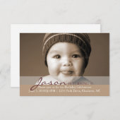 Birthday Party Invite | Draaien 1! Kaart (Voorkant / Achterkant)