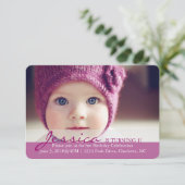 Birthday Party Invite | Draaien 1! Kaart (Staand voorkant)