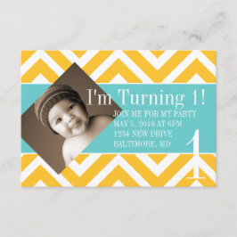 Birthday Party Invite | Draaien |chevyel Kaart