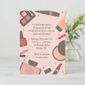 Birthday Party invullen Kaart (Staand voorkant)