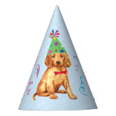 Birthday Party Irish Setter Feesthoedjes (Voorkant)