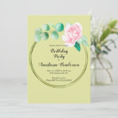 Birthday Party. Kaart (Staand voorkant)