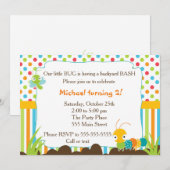 Birthday Party Kaart (Voorkant / Achterkant)