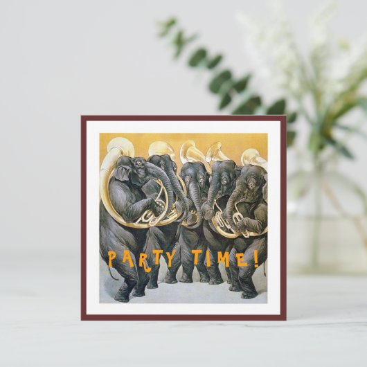 Birthday Party Kaart (Staand voorkant)