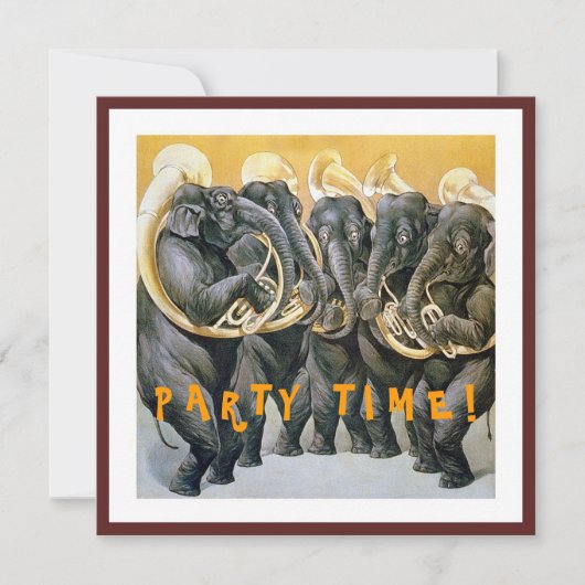 Birthday Party Kaart (Voorkant)