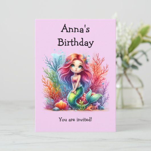 Birthday Party Kaart (Staand voorkant)