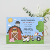 Birthday Party Kaart (Staand voorkant)