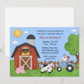 Birthday Party Kaart (Voorkant / Achterkant)