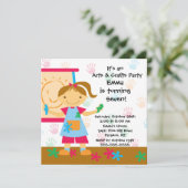 Birthday Party Kaart (Staand voorkant)