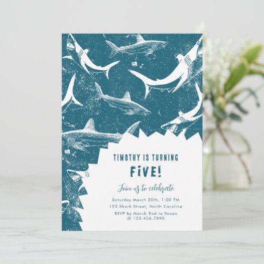 Birthday Party Kaart (Staand voorkant)