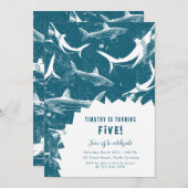 Birthday Party Kaart (Voorkant / Achterkant)