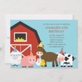 Birthday Party Kaart (Voorkant)