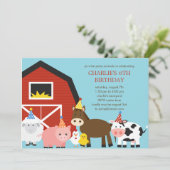 Birthday Party Kaart (Staand voorkant)