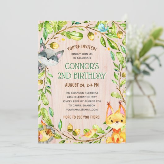 Birthday Party Kaart (Staand voorkant)