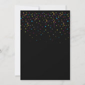 Birthday Party-kalender met Confetti Kaart (Achterkant)