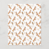 Birthday party Katten White golden girl budget Flyer (Achterkant)