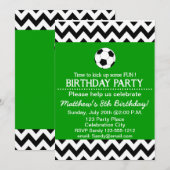 Birthday Party kinder uitnodiging aanpasbaar (Voorkant / Achterkant)